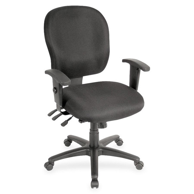 Lorell Adjustable Waterfall Design Task Chair