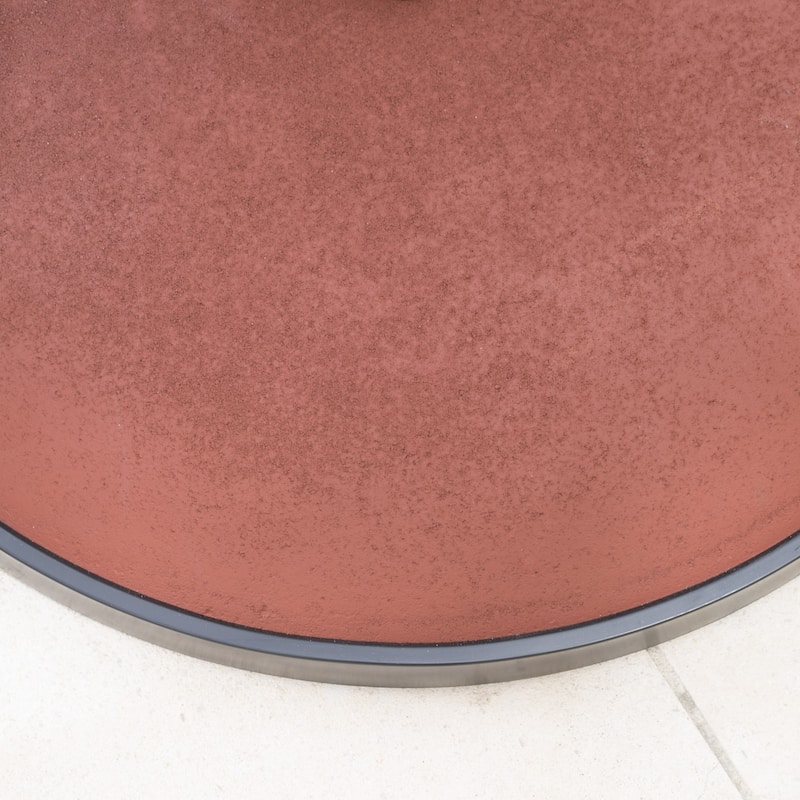 Tulare Outdoor 66 lbs Circular Concrete Umbrella Base by Christopher Knight Home - 19.75"d