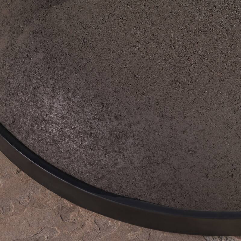 Tulare Outdoor 66 lbs Circular Concrete Umbrella Base by Christopher Knight Home - 19.75"d