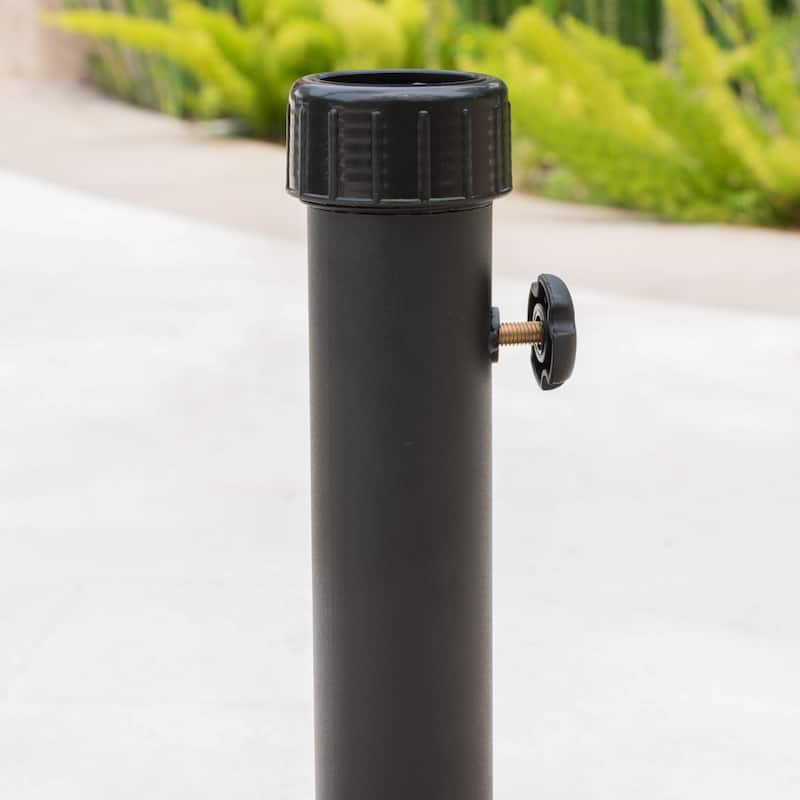 Tulare Outdoor 66 lbs Circular Concrete Umbrella Base by Christopher Knight Home - 19.75"d