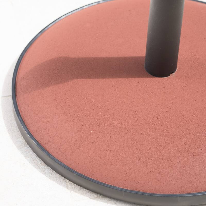 Tulare Outdoor 33 lbs Circular Concrete Umbrella Base by Christopher Knight Home - N/A