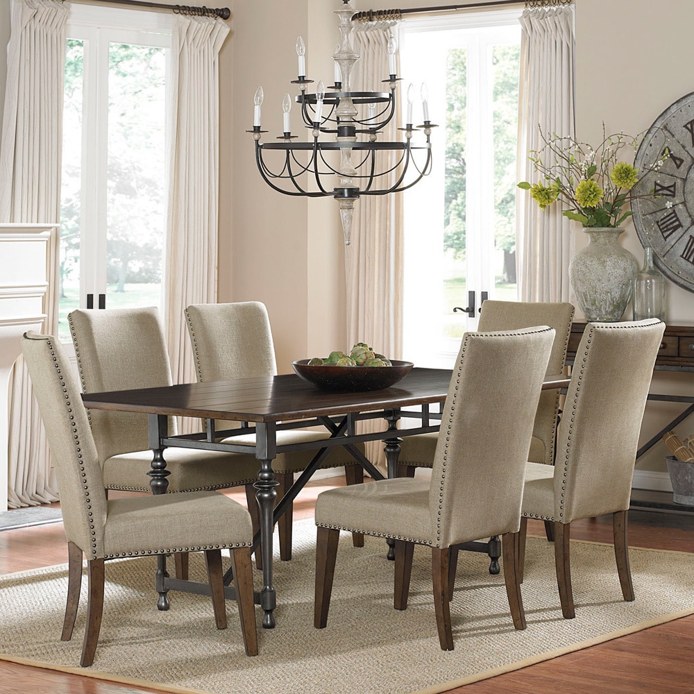 Ivy Park 7 piece Weathered Honey Dinette Set