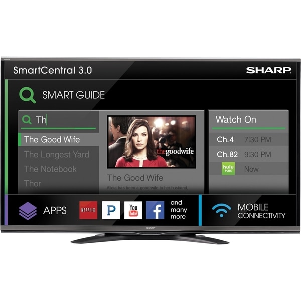 Sharp AQUOS LC 70SQ15U 70" 3D Ready 1080p LED LCD TV   169   HDTV 10 Sharp LED TVs