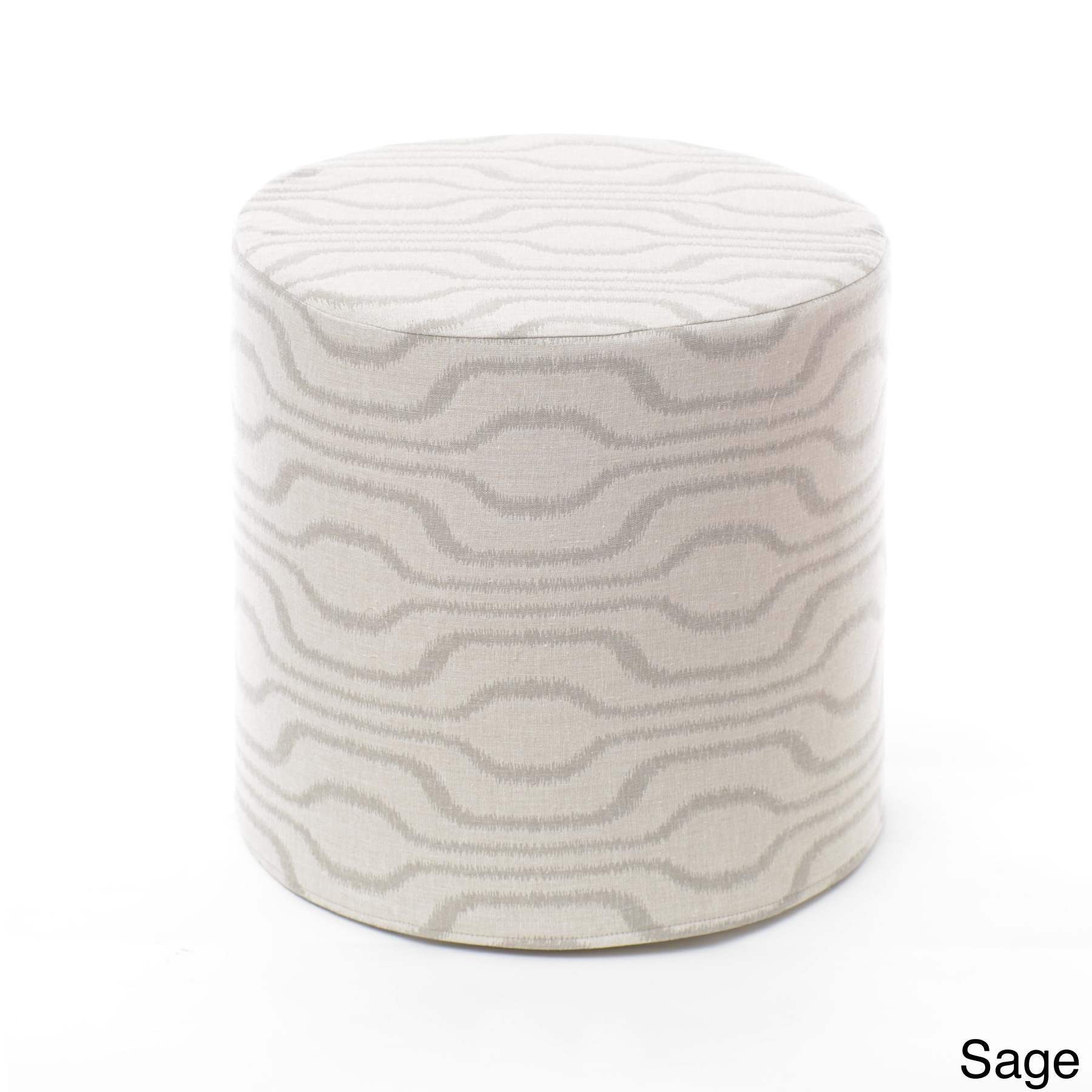 Adora Ikat Cylinder Pouf