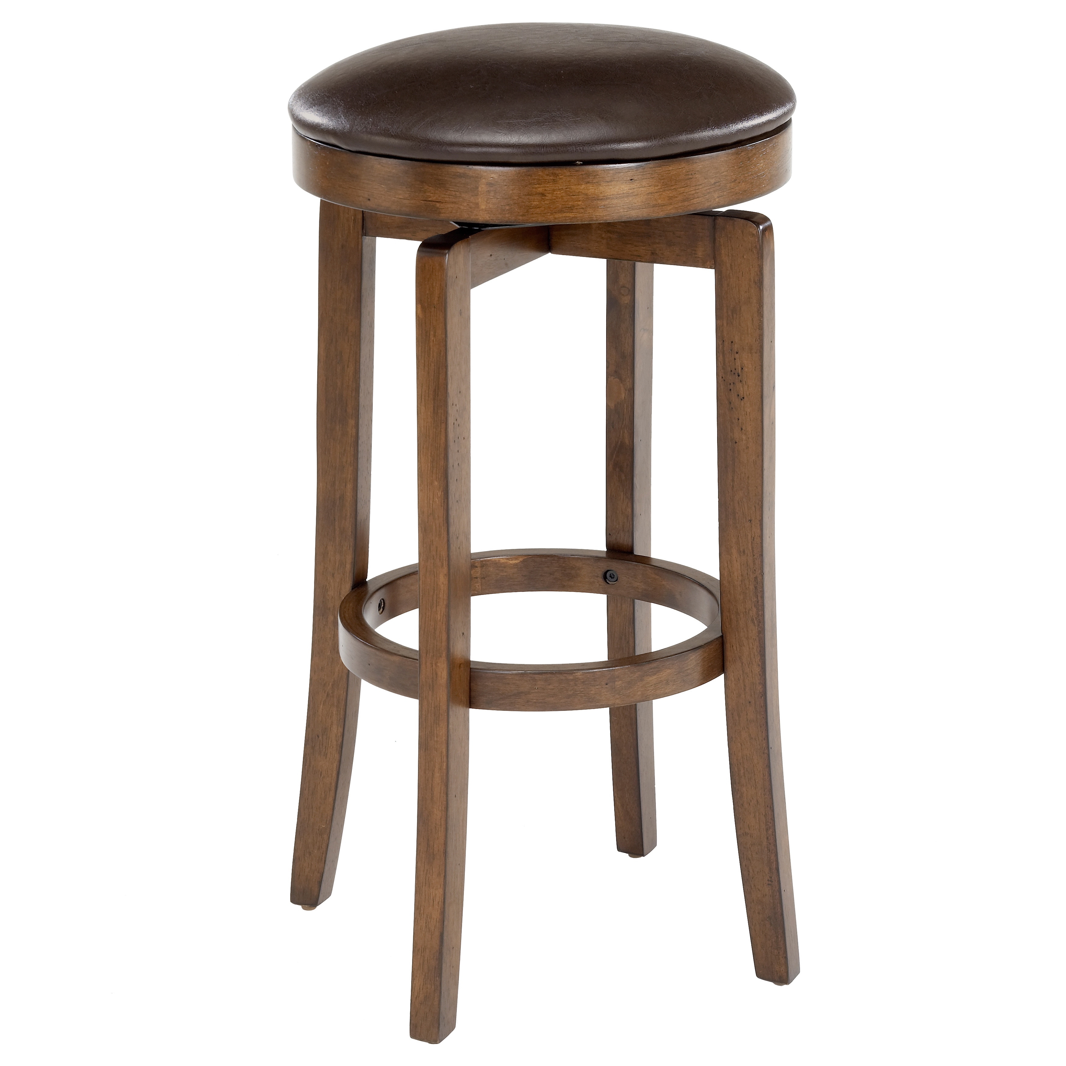 Brendan Backless Brown Cherry Stool