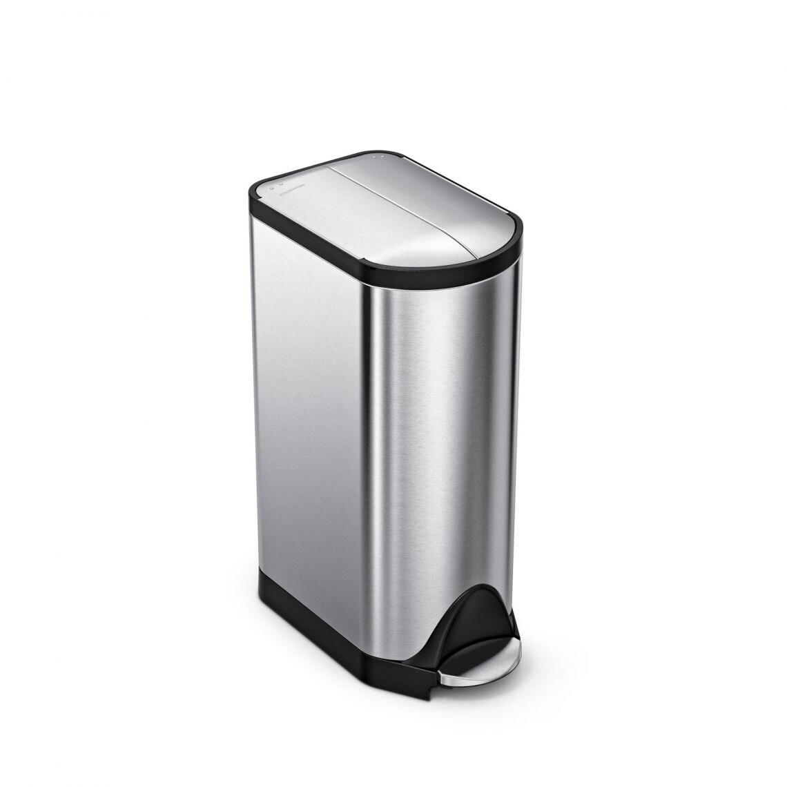 simplehuman's premium 21.1-Gal. Stainless Steel Trash Can is yours