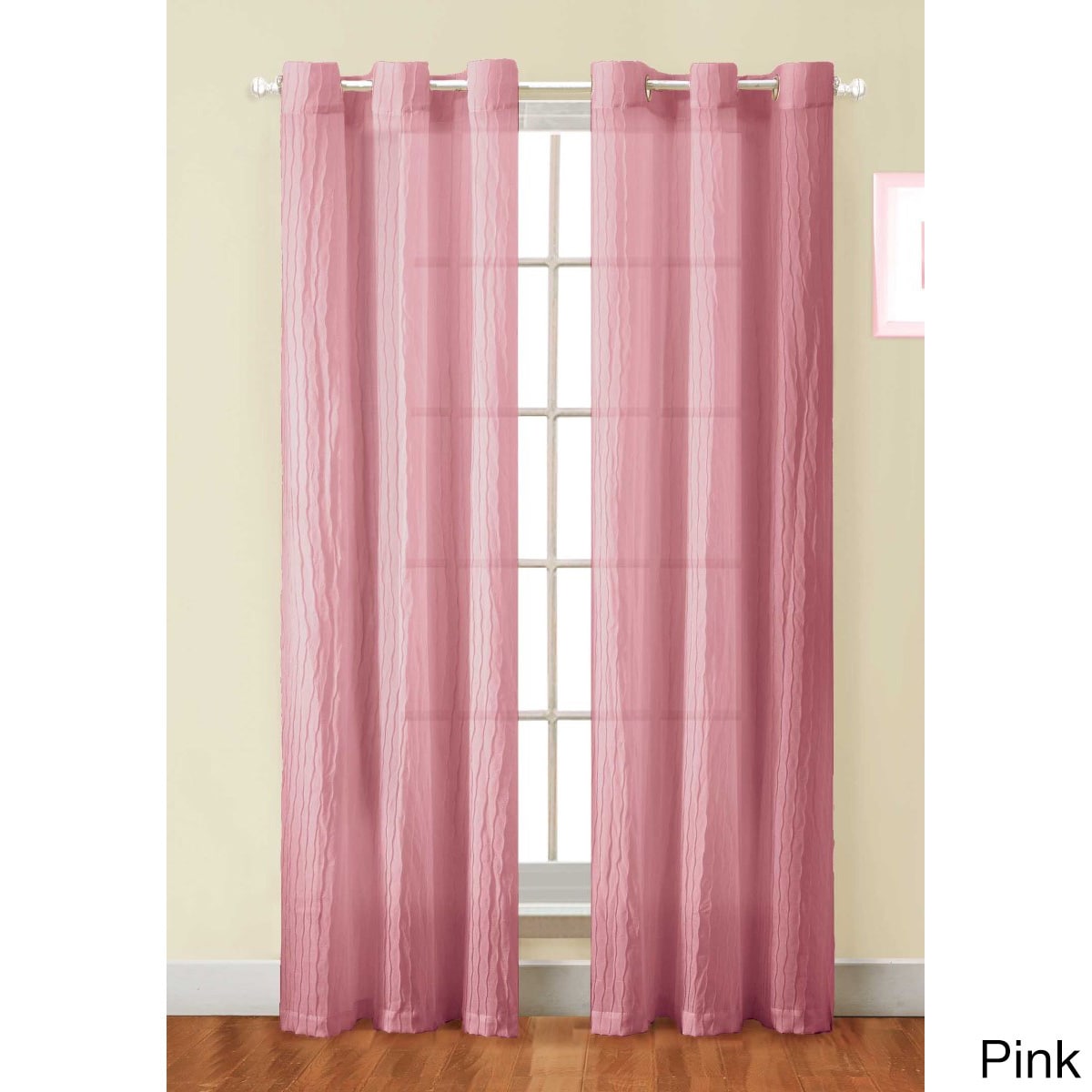 Sierra Crushed 84 inch Grommet Curtain Panel