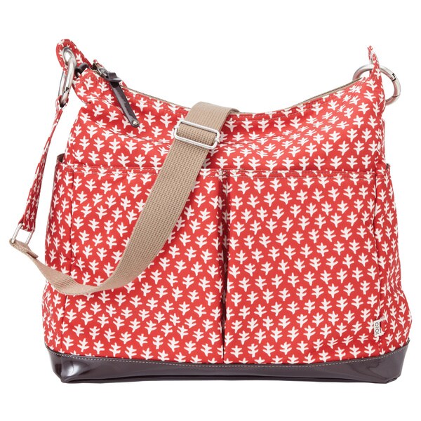 OiOi Hobo Diaper Bag in Poppy Red - Overstock - 8754083