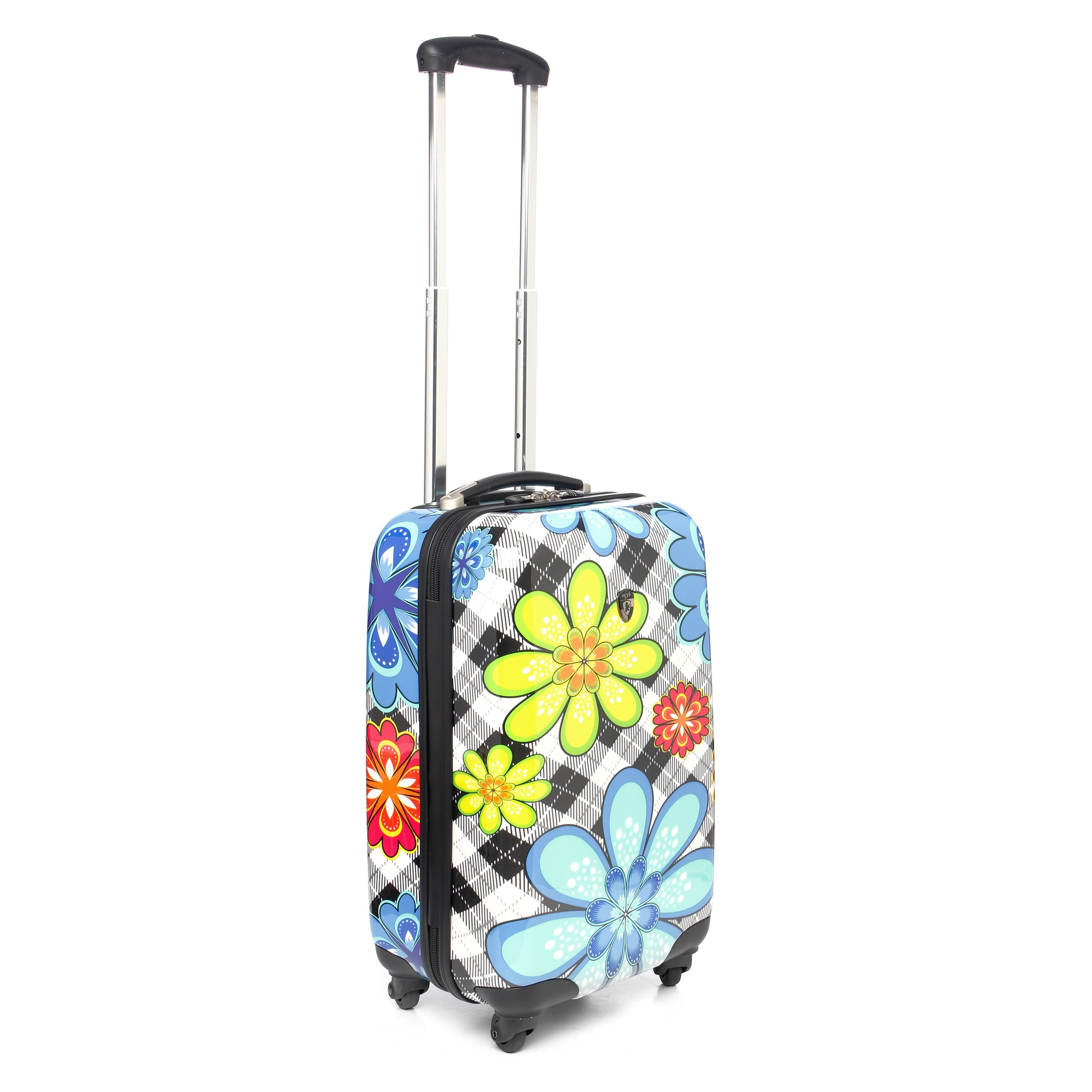 plaid carry on luggage