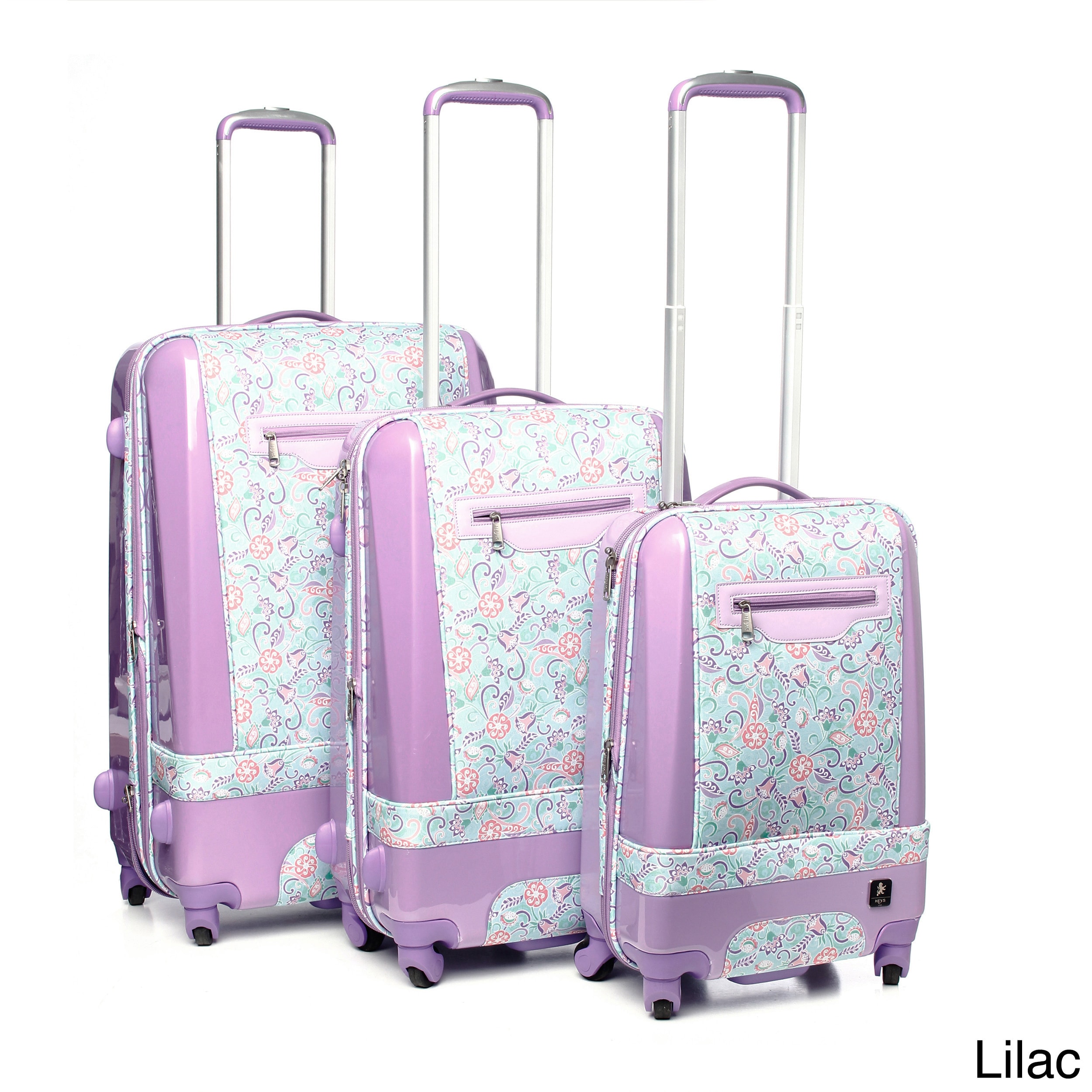 Heys Usa Novus Art Painterly 3 piece Hybrid Spinner Luggage Set