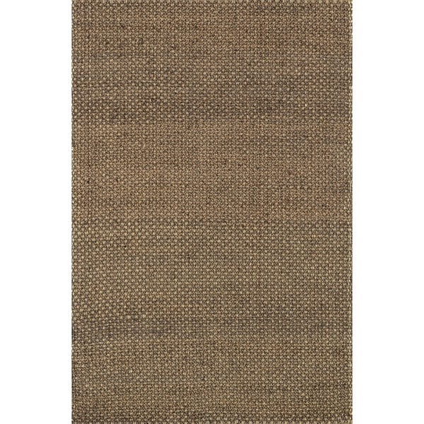 Hand-woven Natural Brown Jute Rug (5' x 7'6) - 5' x 7'6"