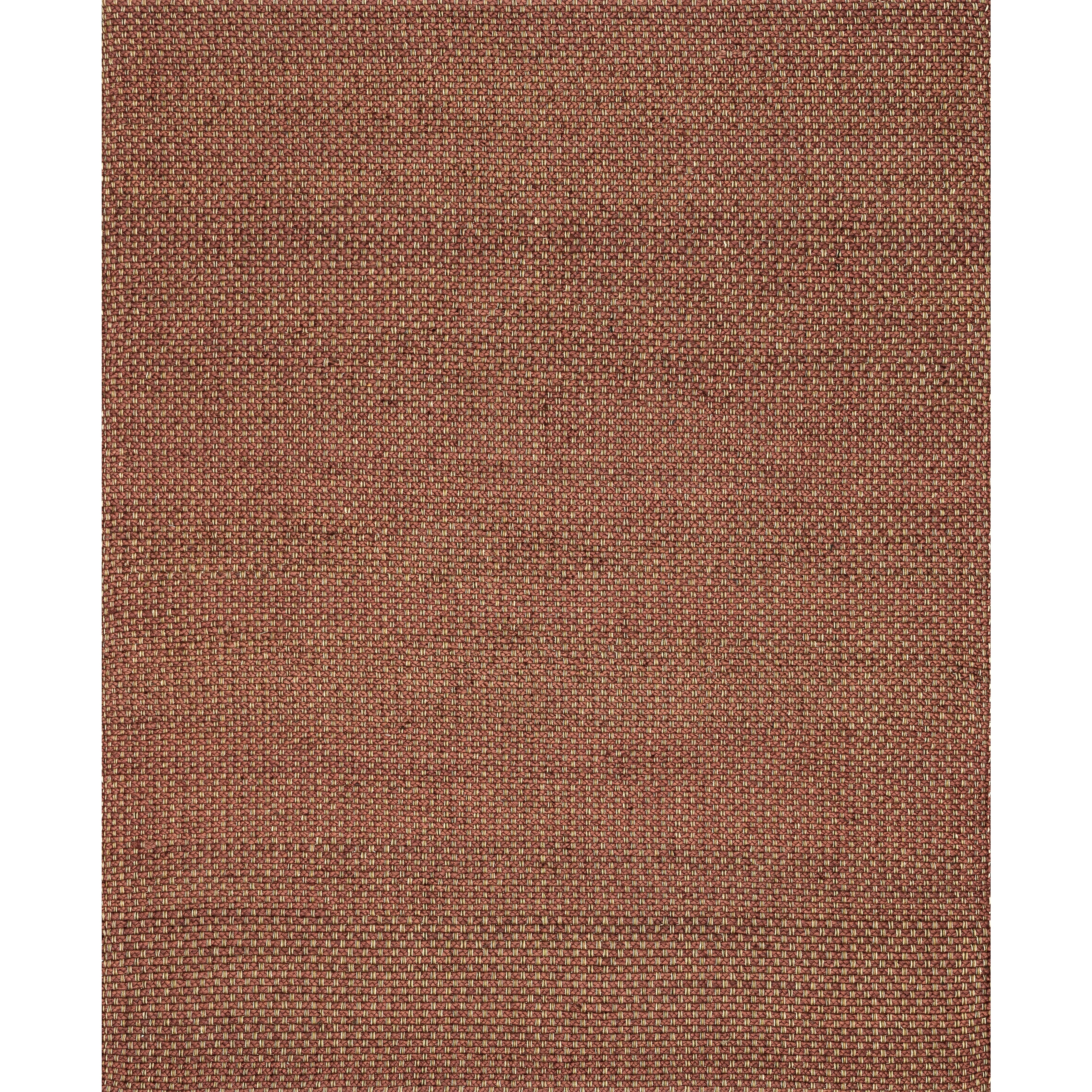 Alexander Home Hand woven Natural Rust Jute Rug (79 X 99) Red Size 8 x 10