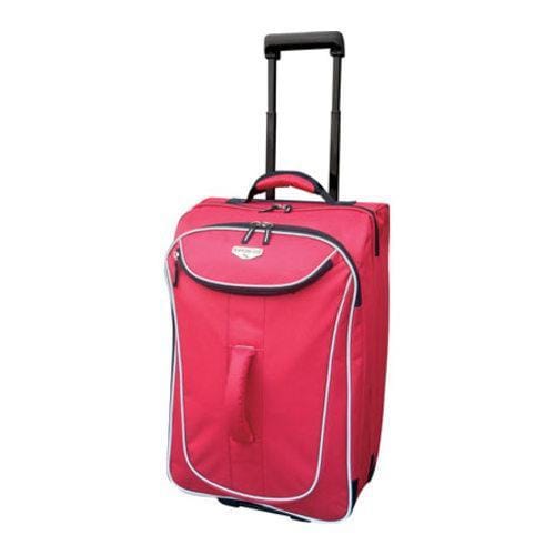 Travelers Club Waterloo 20in Rolling Carry on Duffel Red