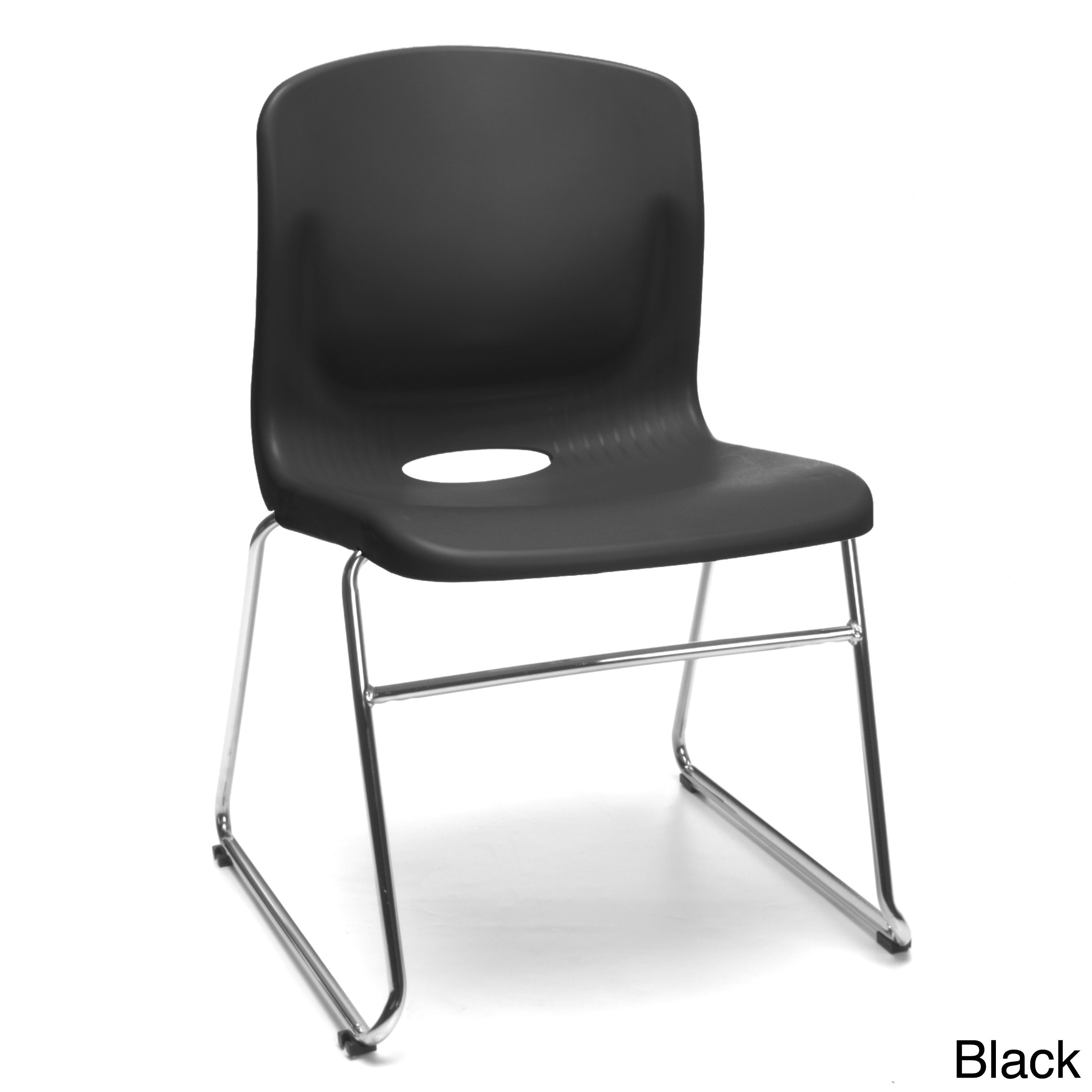 Ofm Smart Series Chrome/ Plastic Chair (pack Of 4)