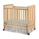 preview thumbnail 1 of 1, Foundations Bentley Euro Mini Slatted Crib in Natural