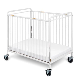 Foundations Chelsea Euro Clear Choice Mini Crib in White