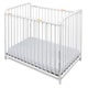 preview thumbnail 1 of 0, Foundations Chelsea Euro Slatted Mini Crib in White