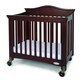 preview thumbnail 1 of 0, Foundations Royale Folding Compact Crib in Antique Cherry