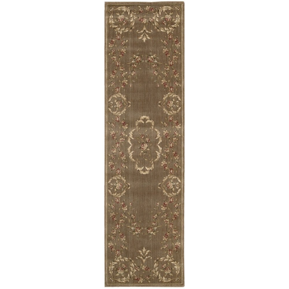 Nourison Somerset Country Floral Brown Rug (23 X 8)