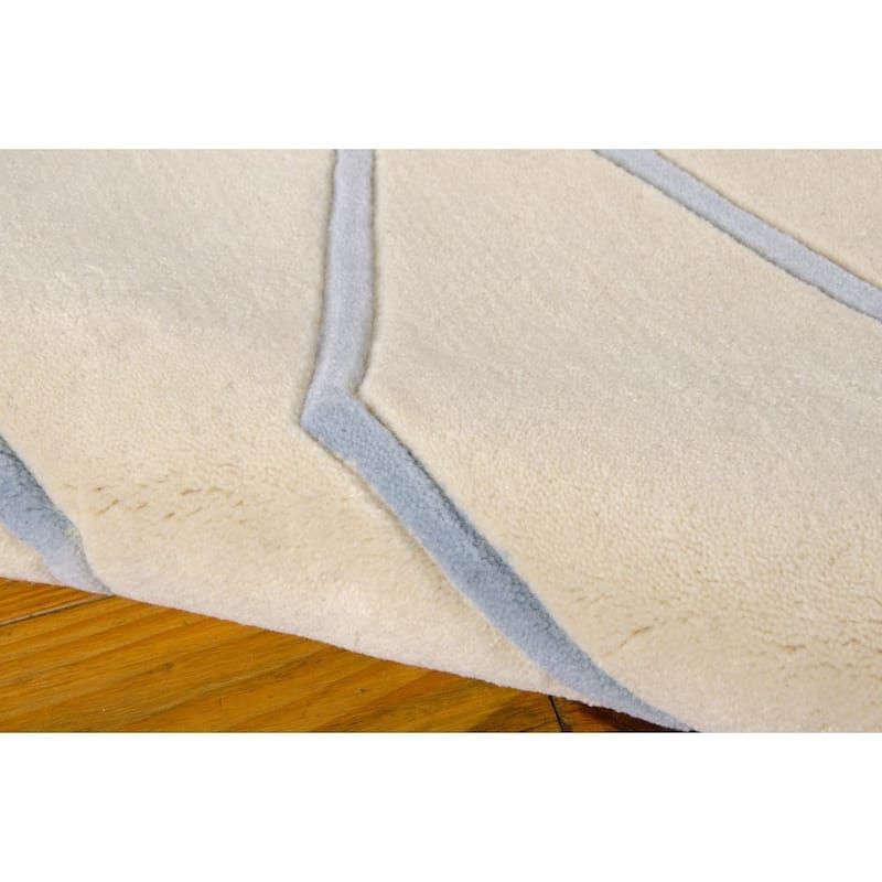 Nourison Contour Modern Wavy Lines Hand-tufted Area Rug
