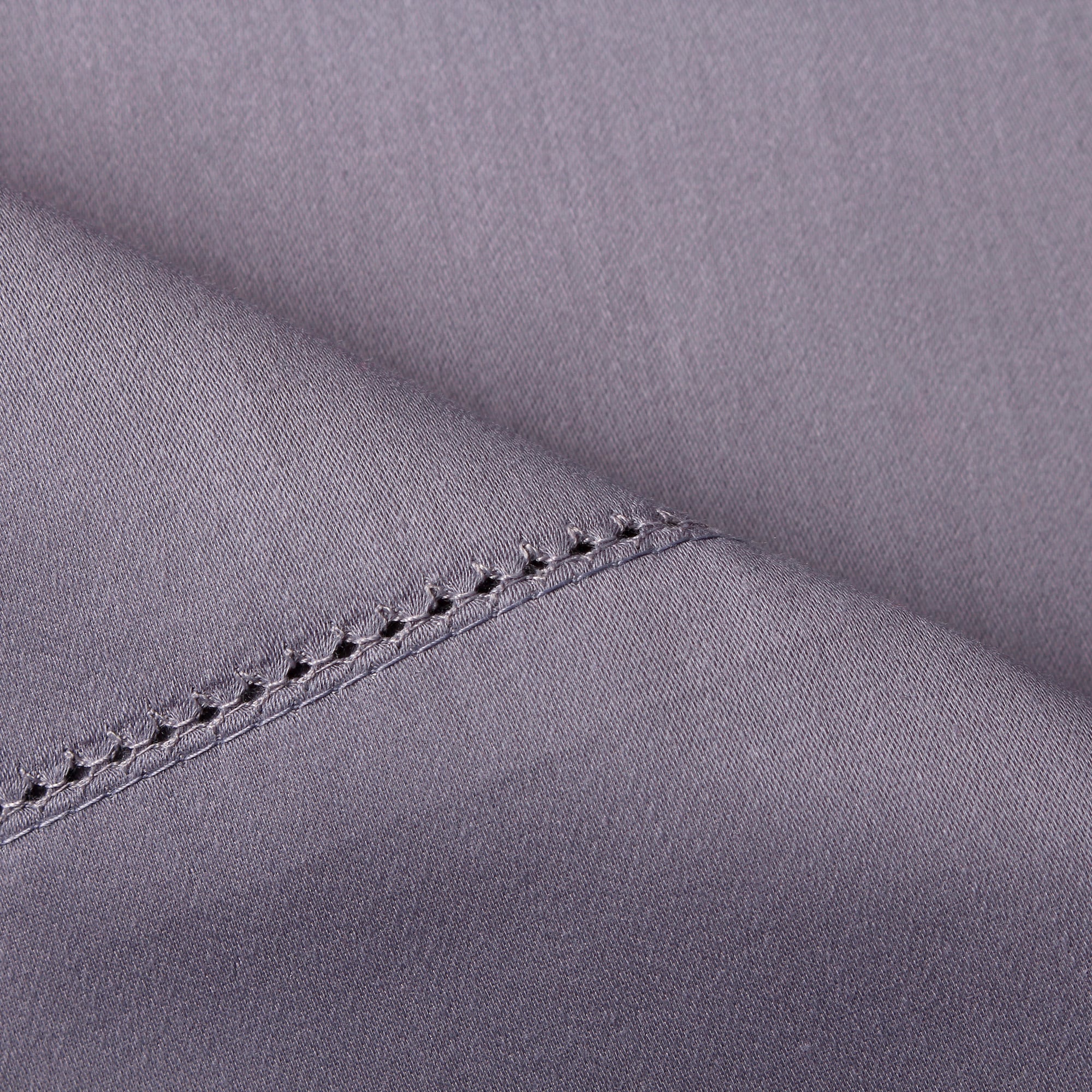 Elite Home Products, Inc 400 Thread Count Sedona Cotton Rich Solid Sheet Set Lilac Size Twin