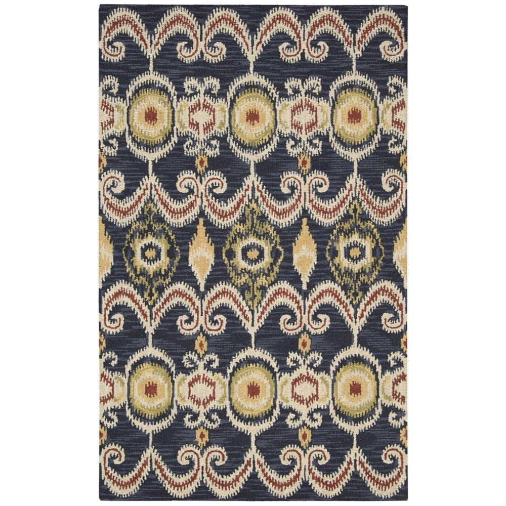 Nourison Siam Hand tufted Indigo Rug (56x75)