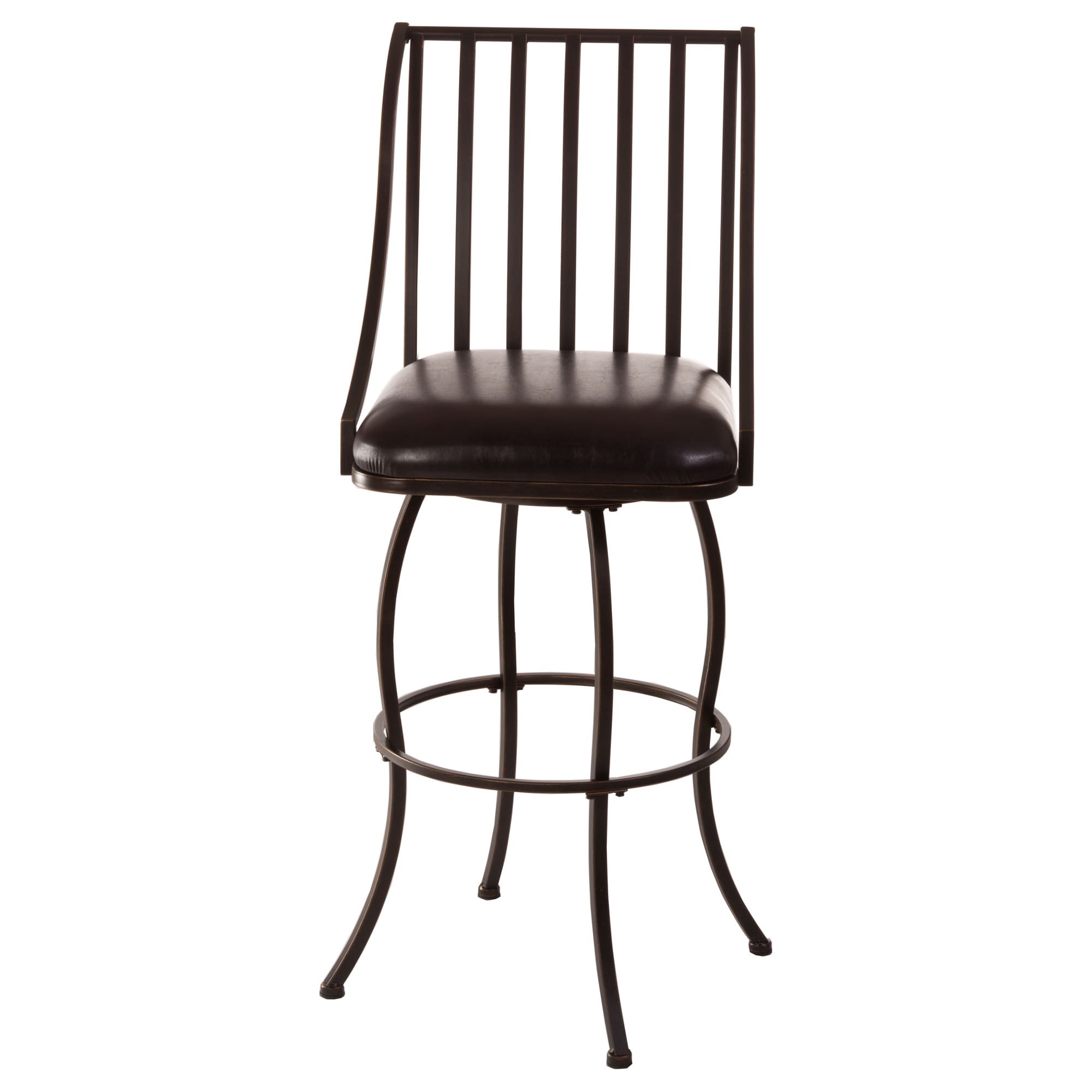 Walsh Black/ Gold Cage back Metal Stool