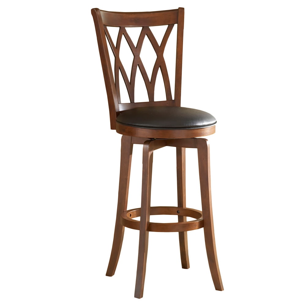 Mansfield Brown Cherry Criss cross Back Stool