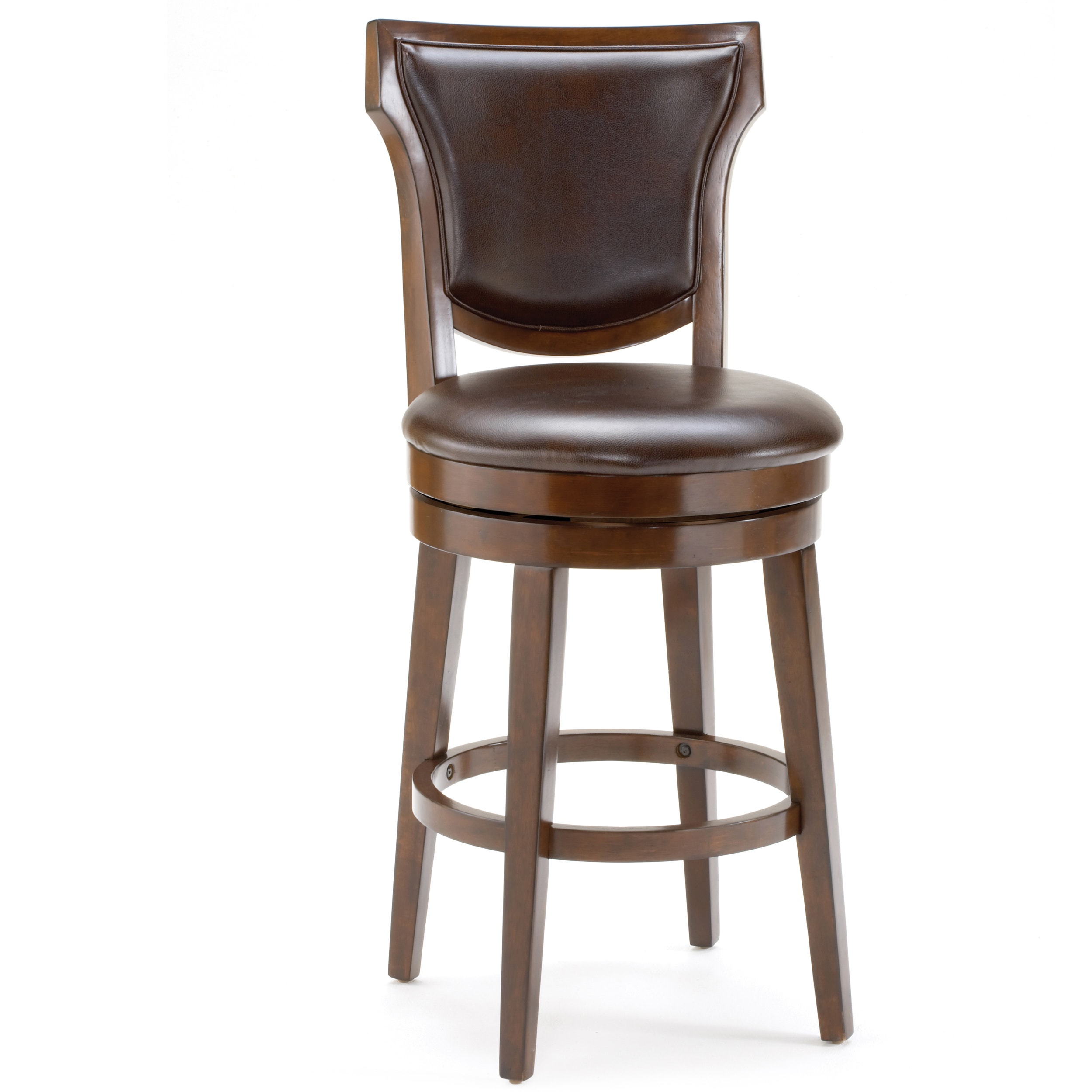 Country Heights Rustic Cherry Contoured Back Stool