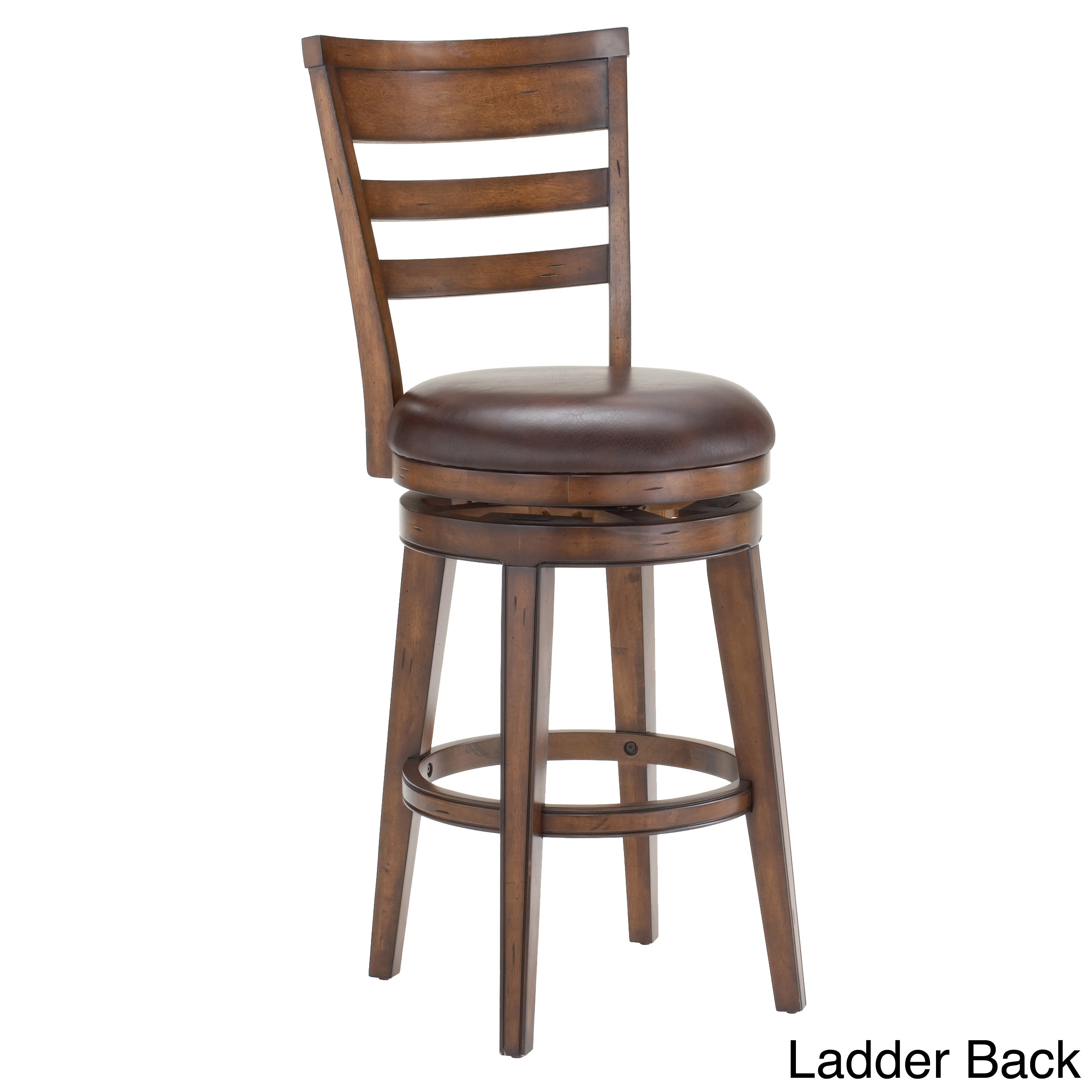 Villagio Dark Chestnut Finish Stool