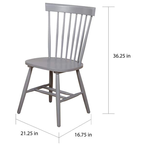 Simple Living Venice Farmhouse Dining Chairs (Set of 2)