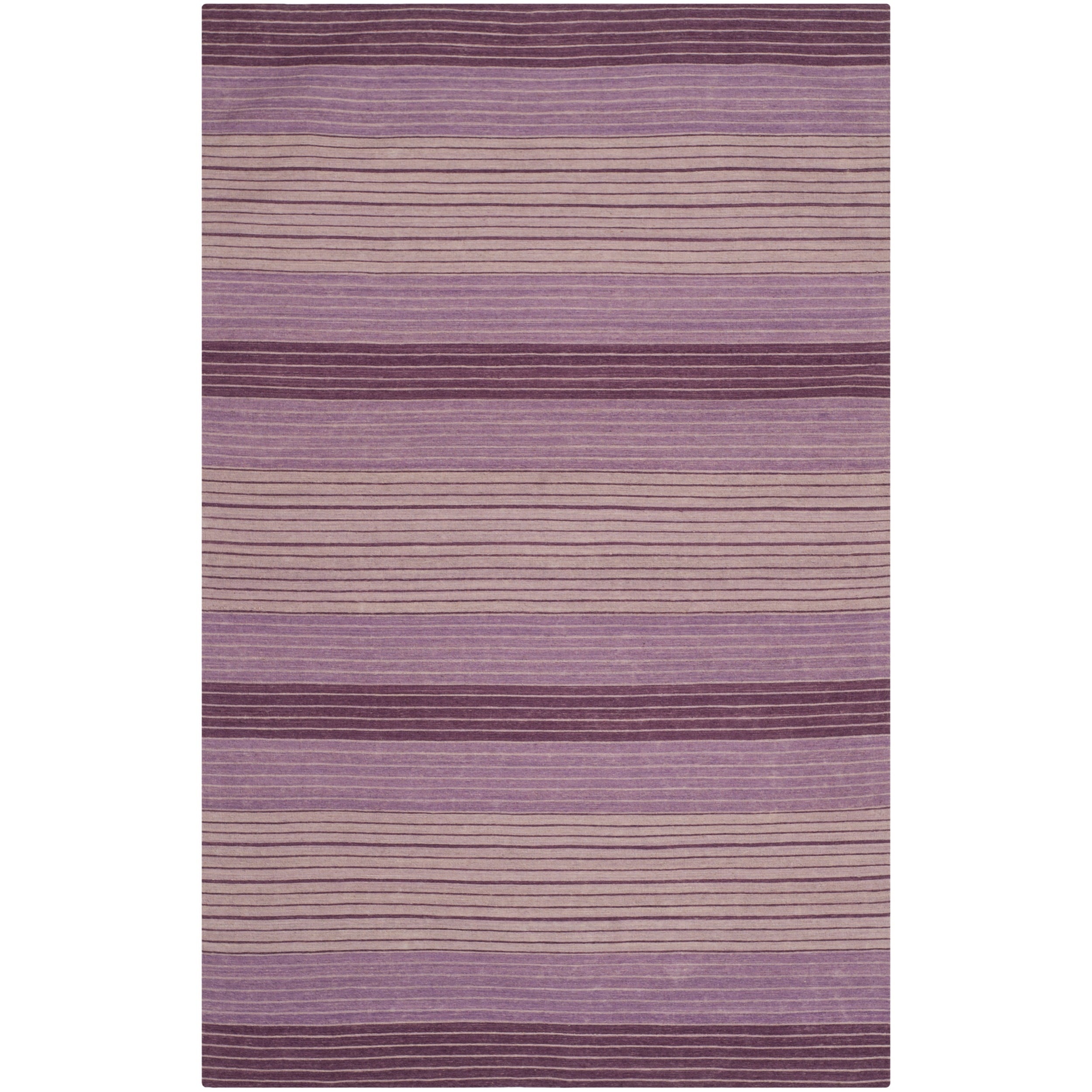 Safavieh Hand woven Marbella Lilac Wool Rug (5 X 8)