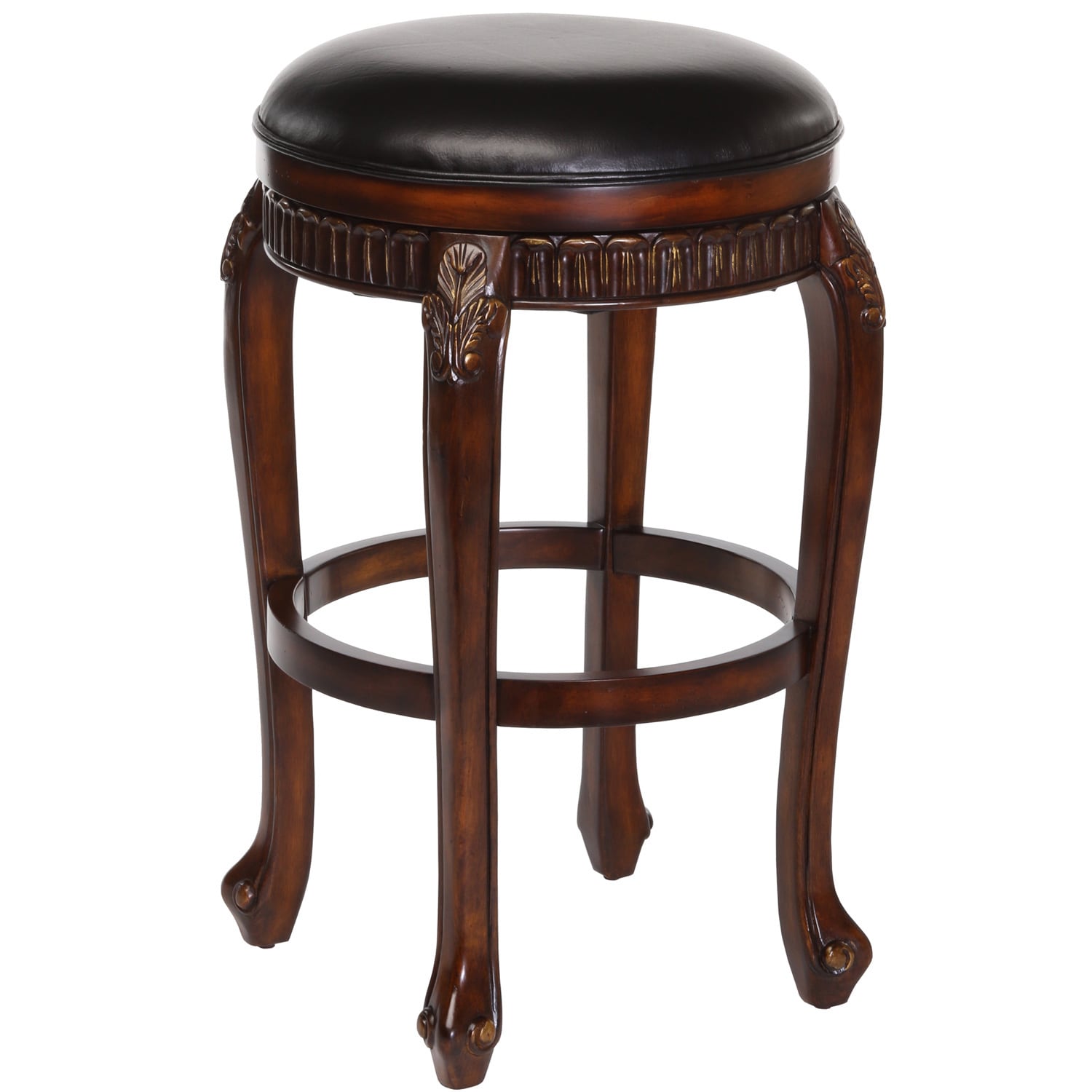 Fleur De Lis Backless Stool