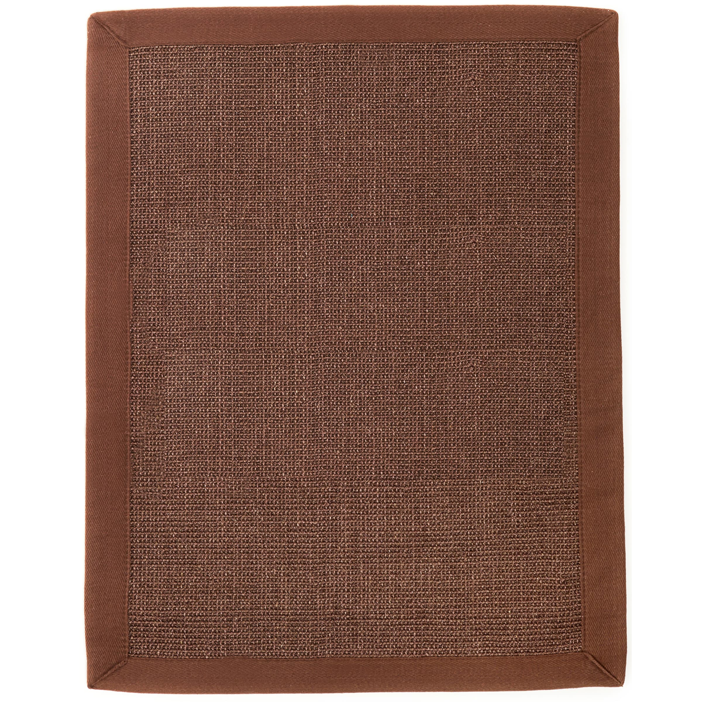 Bisi Dark Brown Sisal Area Rug (8 X 10)