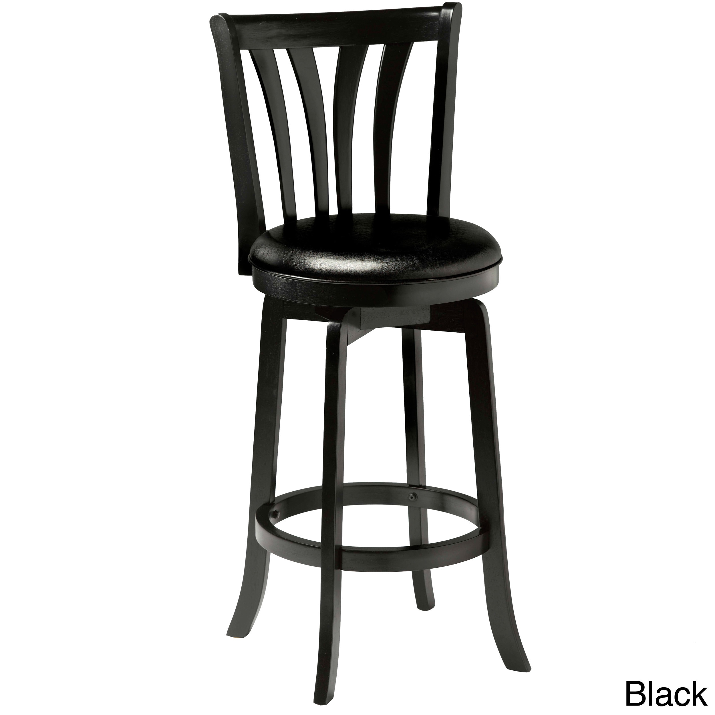 Savana Cherry/ Black Finish Stool