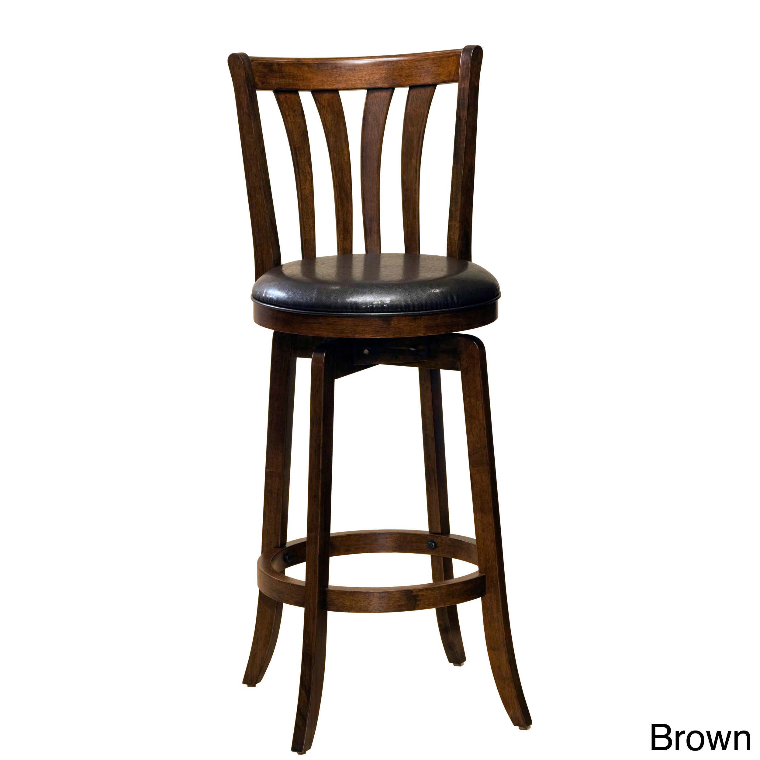 Savana Cherry/ Black Finish Stool