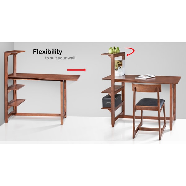 Study table with chair best sale and bookshelf