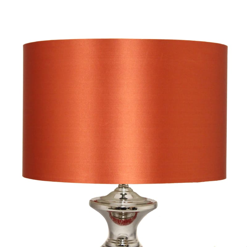 Casa Cortes Artisan-crafted Rust Orange Mosaic Table Lamps (Set of 2)