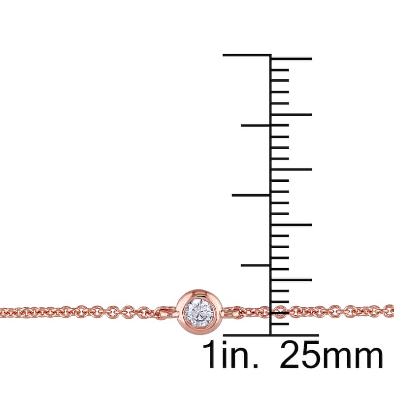 Miadora 14k Rose Gold 3/4ct TDW Necklace
