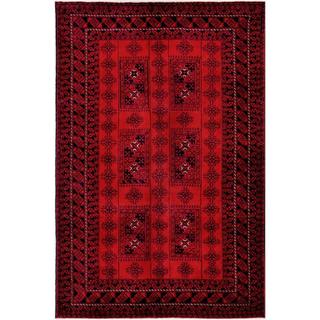 Herat Oriental Afghan Tribal Balouchi Wool Rug
