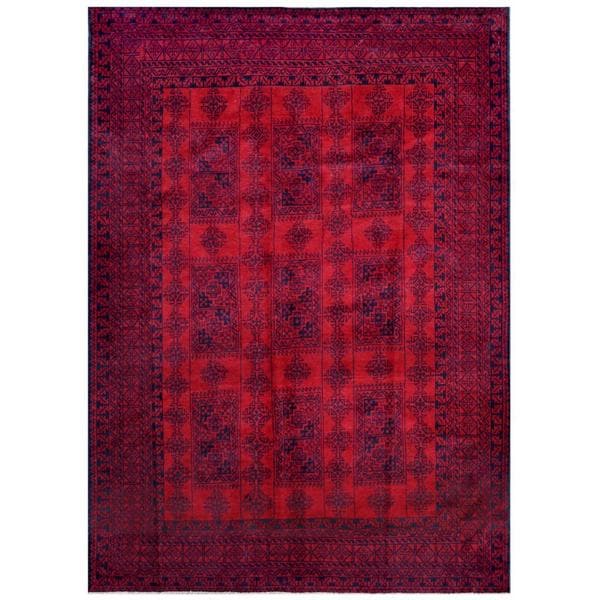 Handmade One-of-a-Kind Balouchi Wool Rug (Afghanistan) - 6'5 x 8'11