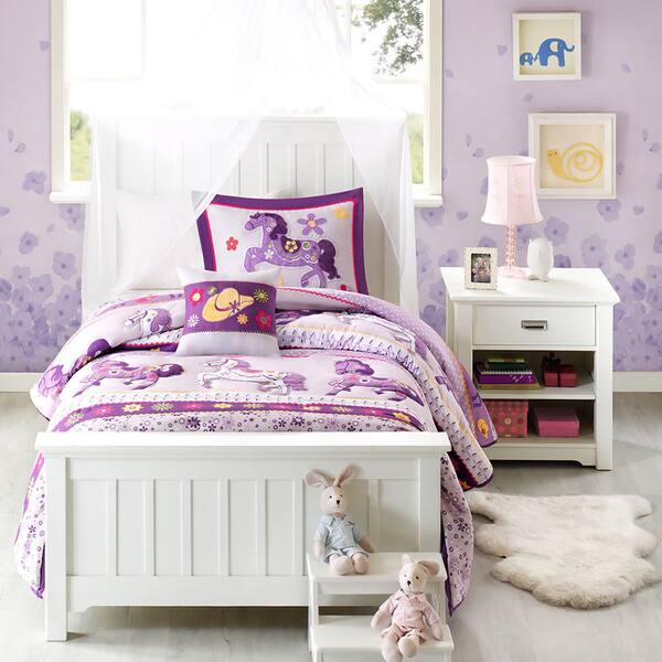 Shop Mi Zone Kids Pony Dreams 4 Piece Comforter Set Free