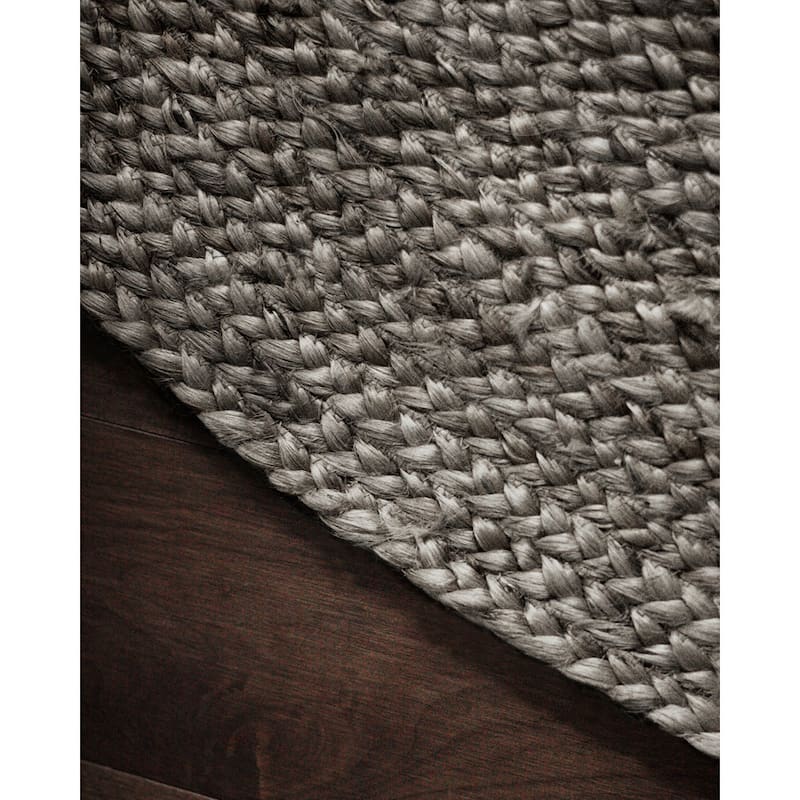 Jani Tara Braided Natural Jute Area Rug - Kerala Round Rug, 4-Feet, Durable, Superior Quality