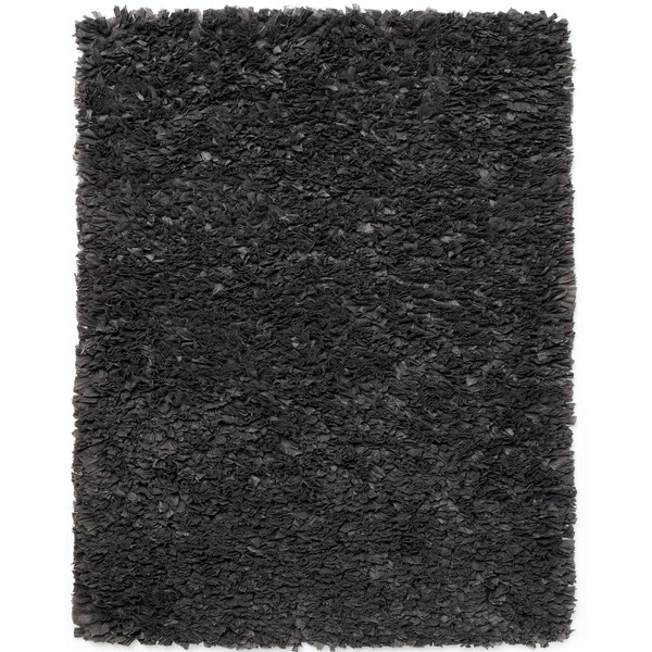 Jani Lea Grey Paper Shag Rug - 5' x 8'/Surplus1