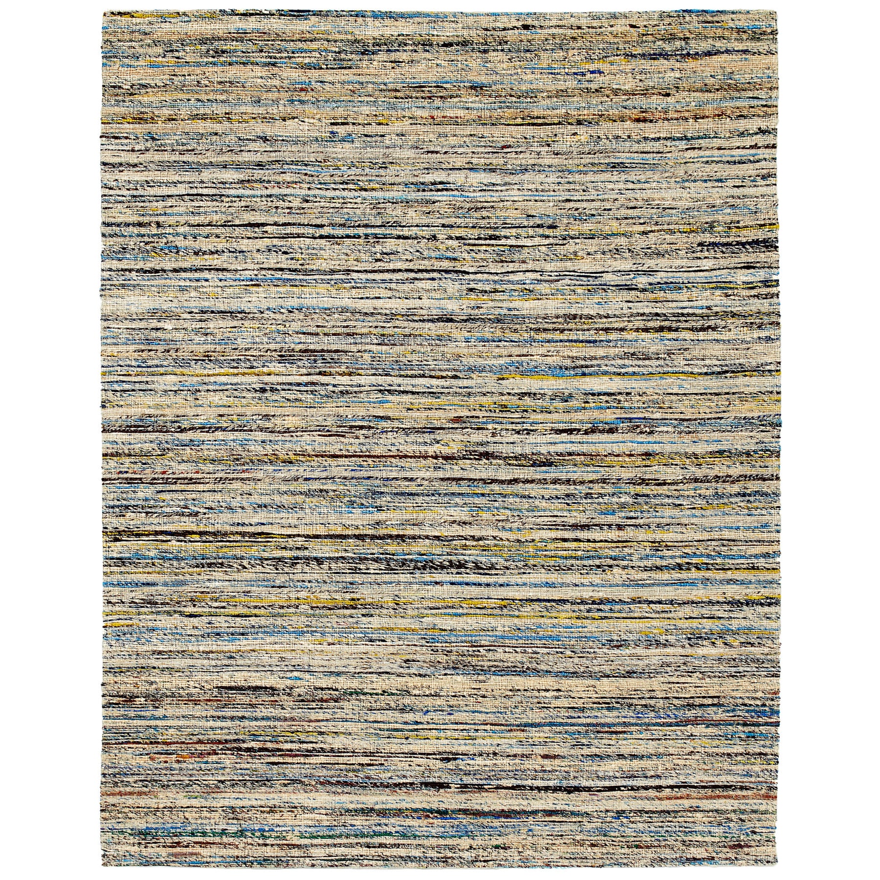 Paz Beige Sari Flatweave Rug (9x12)