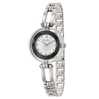 Bulova Womens 96L159 Dress Stainless Steel Japanese Quartz Watch