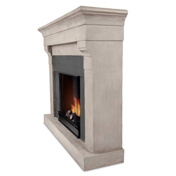 Shop Real Flame Torrence Cinder Stone Gel Cast Fireplace Free