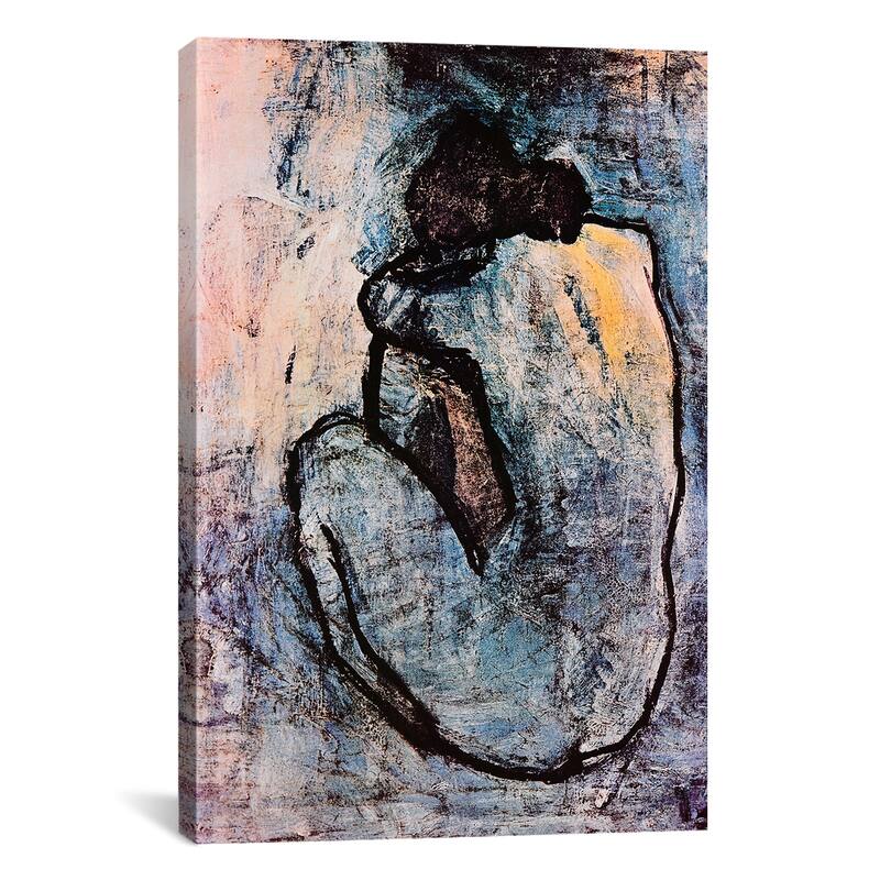 iCanvas Blue Nude By Pablo Picasso Canvas Print Wall Art