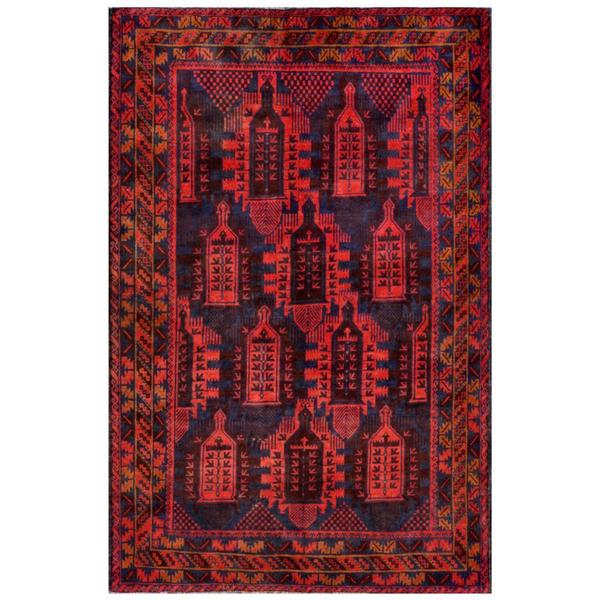 Handmade Balouchi Wool Rug (Afghanistan) - 5'9 x 8'9