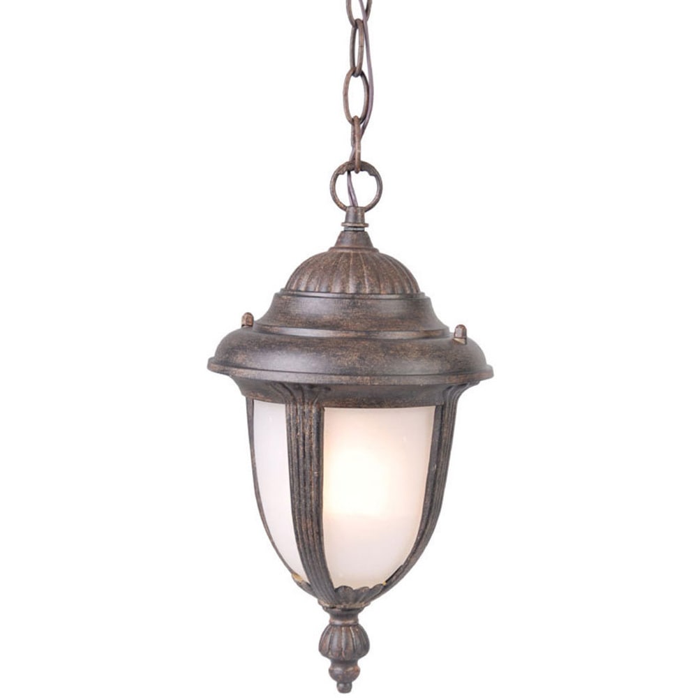 Acclaim Lighting Black Coral 1 light Outdoor Hanging Lantern